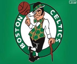 пазл Логотип Бостон Селтикс, НБА команды. Атлантический дивизион, Восточная конференция